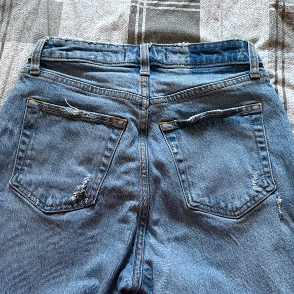 Abercrombie & Fitch The Dad High Rise Jean Size 25 Curve - Picture 5 of 5